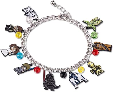 STAR WARS Cute 15mm Chibi Characters Pendant Enamel Charms Bracelet Jewelry