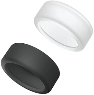 Anti-Knock Sterling Silver Protective Silicone Ring Cover for Daily Wear & Active Lifestyle - Size 9.25, Simple & Eco-friendly Design