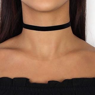 Zoestar Choker Necklace Black Velvet Collar Necklaces for Women and Girls