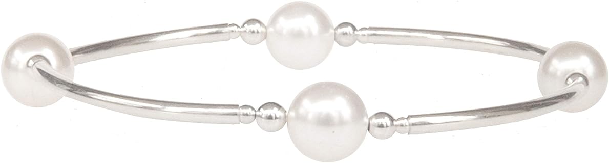 Made As Intended 8mm White Pearl Blessing Bracelet