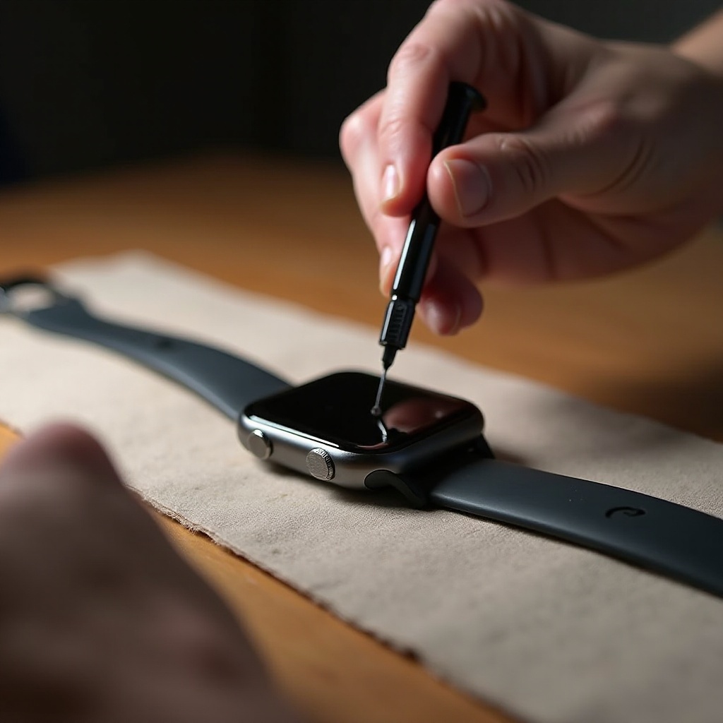 Retirer le bracelet dune montre connectée
