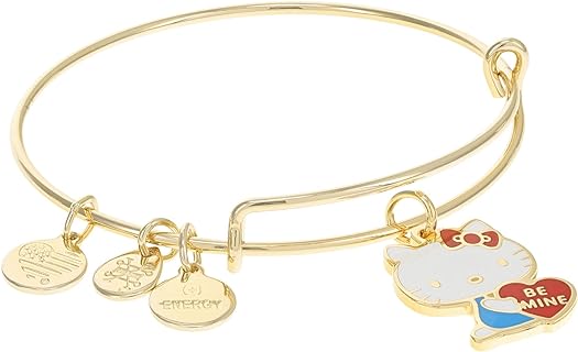 Alex and Ani Hello Kitty Be Mine Bracelet Gold One Size