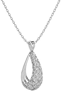 VVS Certified Locket Style Pendant necklace 18K White/Yellow/Rose Gold 0.63 Carat Natural Diamond Pendant With 18k Rhodium Plated White Gold Chain/Diamond Necklace For Women