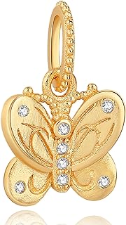 Nbsameng 925 Sterling Silver Charm for Bracelets and Necklaces with 5A Zirconia, Charms Jewelry Gift for Women Girls and Friends