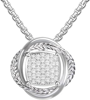 Designer Iced Out Pendant Necklace for Women Wheat Chain Lines Cubic Zirconia Necklace Jewelry Gift