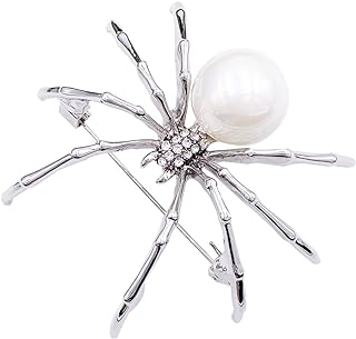 LAXPICOL Spider Brooch Fashion Spider Halloween Brooch Pin For Women Men