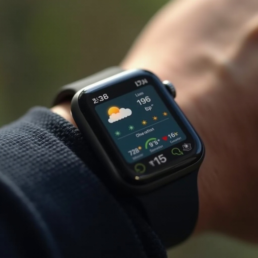 Fonctionnalités météo sur montre connectée