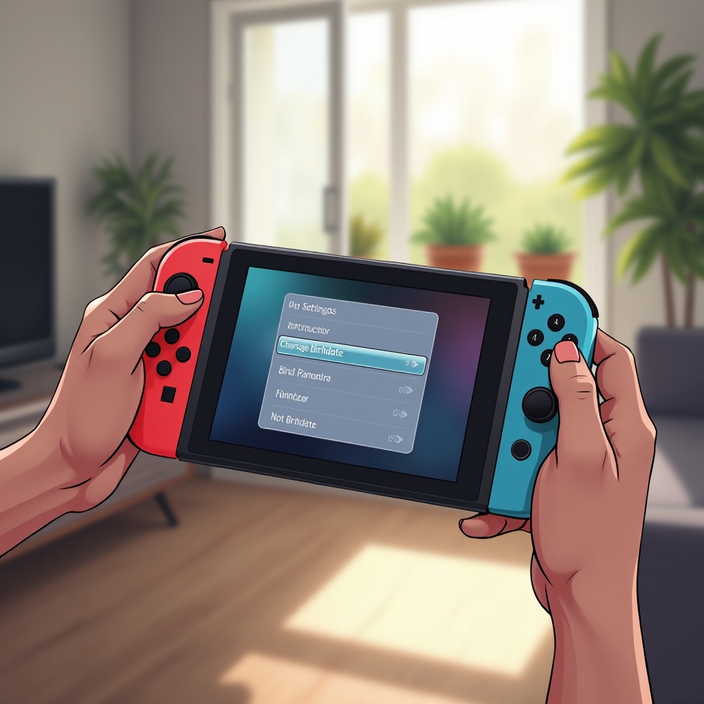 Comment changer la date de naissance sur Nintendo Switch