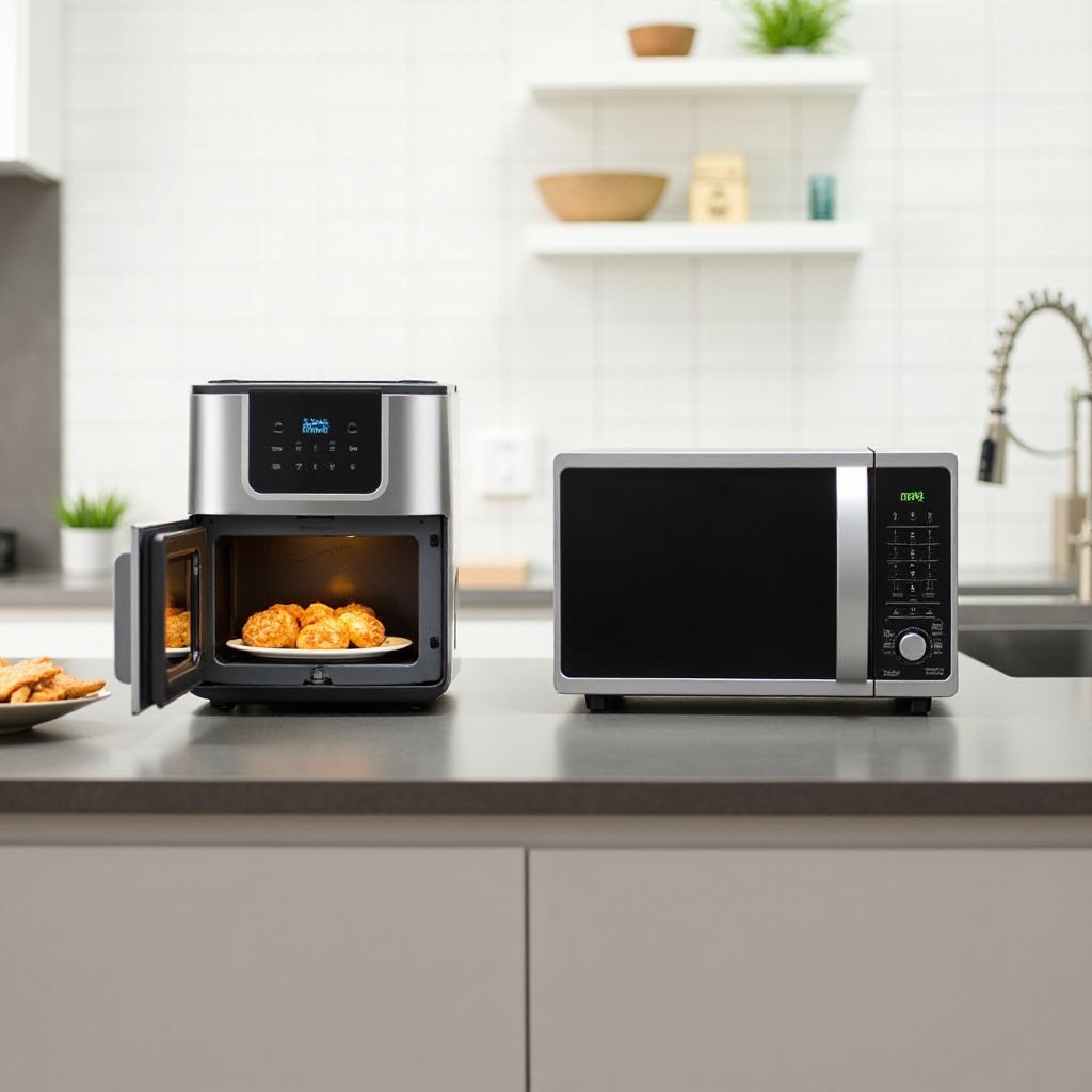how to use air fryer toaster as microwave