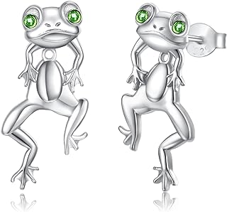 Studs Earrings for Women Girls 925 Sterling Silver Small Studs Cute Hoop Earrings Jewelry Gifts for Mother’s Day Birthday