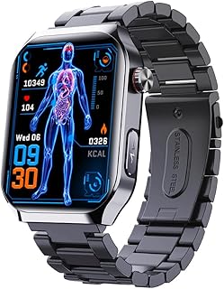 【スマートウォッチ 2.1インチHD大画面/ Bluetooth通話機能】100+運動モード GPS機能 IP67防水/メンズレディース用 日常生活で活躍