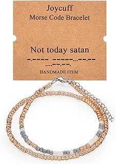 Inspirational    for Women Funny Jewelry Birthday Valentine's Day Christmas Gifts for Her Mother Aunt Daughter Sister Best Friend Bead Wrap Bracelets Adjustable