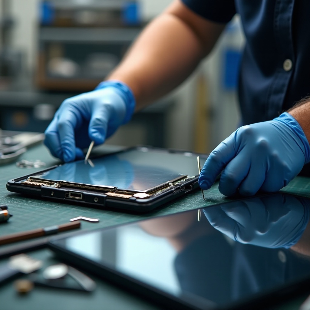 reparatur von tablets