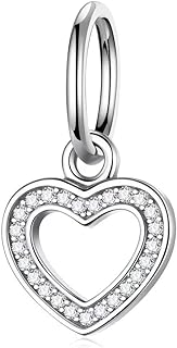 JEWBERY 925 Sterling Silver Beads Charms For Pandora Charms Bracelets, DIY Lady and Girl Jewelry Gifts.