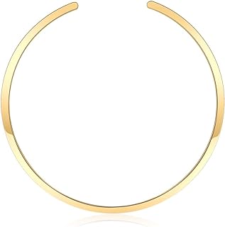 Modern Trendy Beautiful Round Cut Choker Open Classic Necklace Wedding Statement Necklaces Jewelry