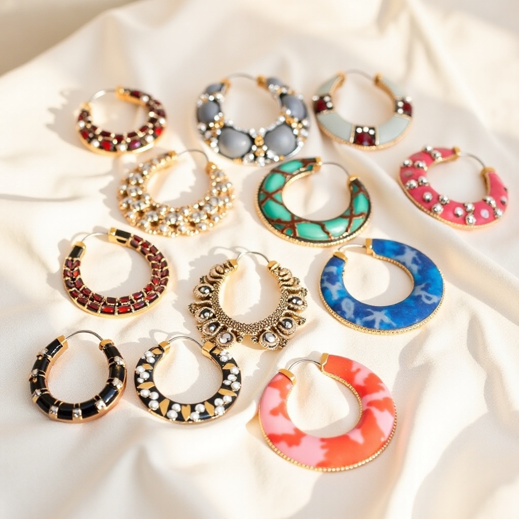 Boucles Créoles Fantaisie : Tendances 2024