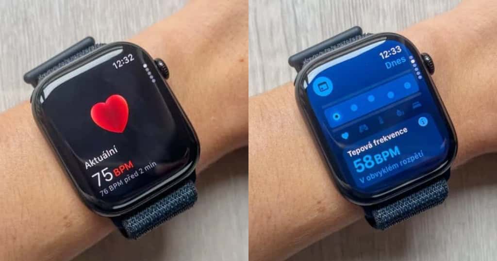 Apple Watch pulzus- és EKG-mérés képernyője