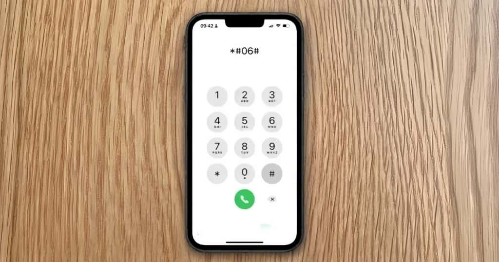 Gunakan #06# untuk mencari nomor IMEI iPhone dan melihat IMEI iPhone