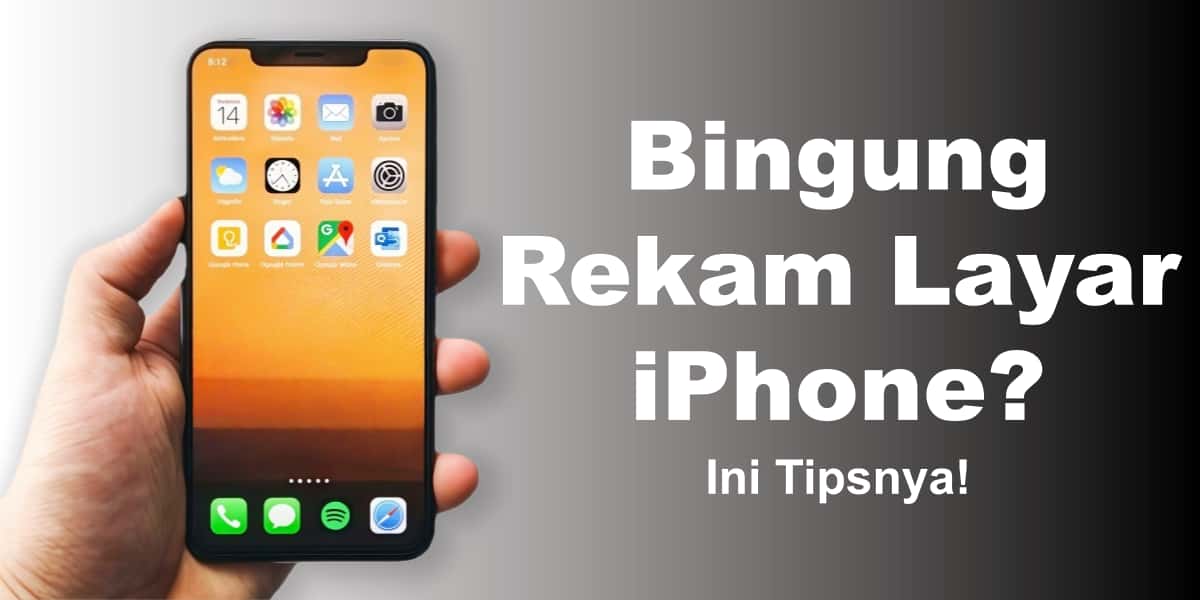 Memegang iPhone dengan layarnya menyala dan menampilkan ikon aplikasi, panduan ini menyediakan cara mudah bagi pemula untuk merekam layar iPhone mereka