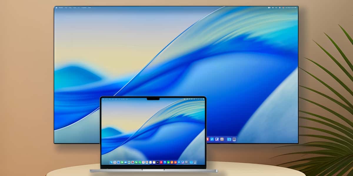 Conecta tu Mac a tu televisor mediante la duplicación de pantalla para que ambos dispositivos muestren la misma imagen. Esta guía explica cómo conectar tu Mac a tu televisor