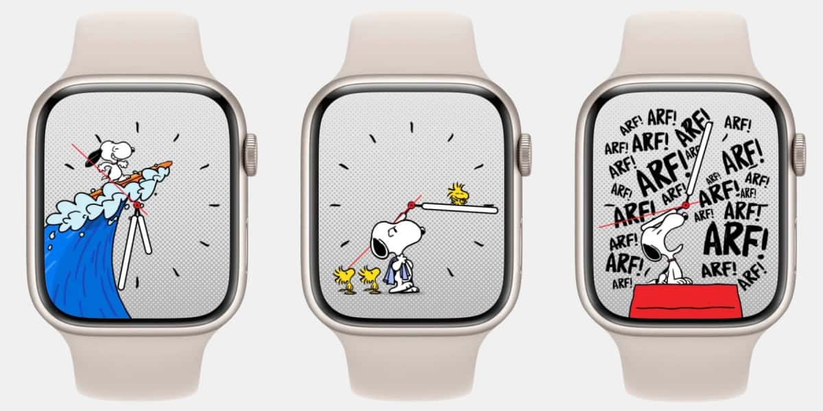 スヌーピー文字盤