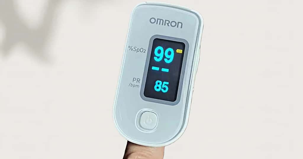 OMRONの血中酸素濃度測定器