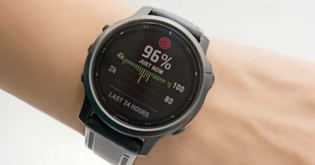 ガーミンで血中酸素濃度をチェックする