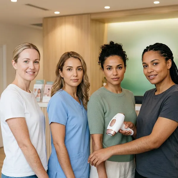 at-home ipl laser hair removal fitzpatrick skin types safe