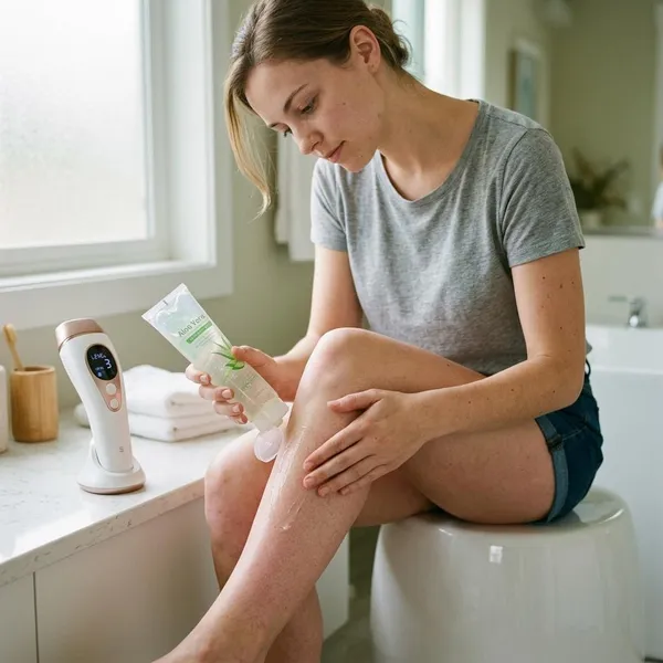 at home laser hair removal after care