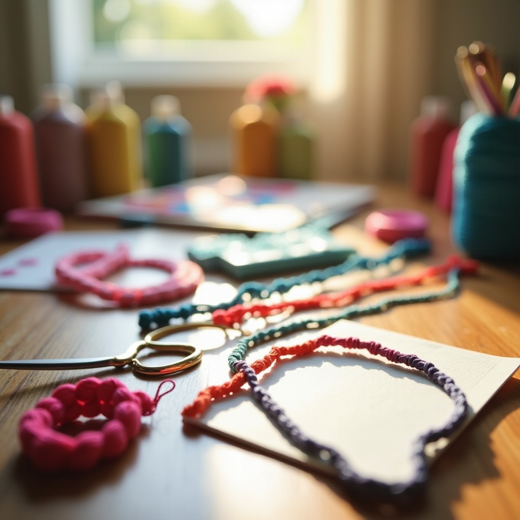 pulsera de hilo nudo