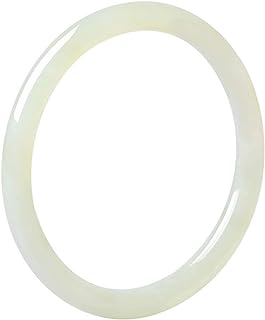 Jade Bangle Bracelet for Women, Good Luck Gifts with Jewelry Box, OUT