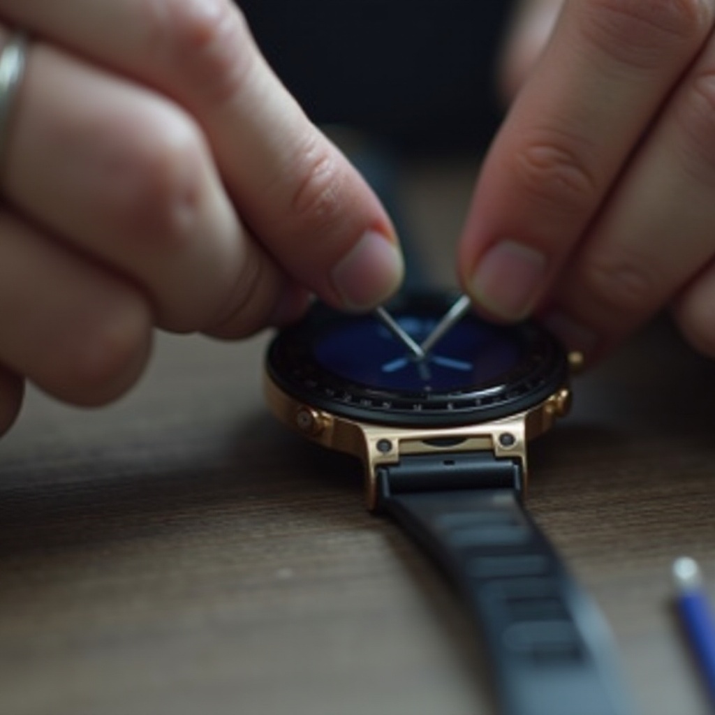 cambiar pantalla smartwatch samsung