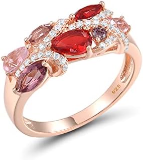 Santuzza 925 Sterling Silver Simulated Diamond Engagement Wedding Rings