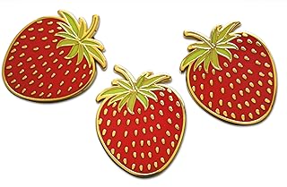 Fun and Whimsical Orange Brooch with Pin Clasp for Fruit Lovers in Fruit Shape Design