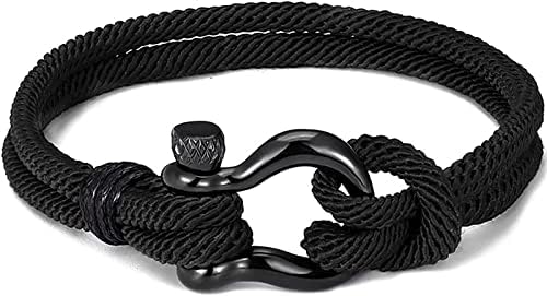 Onewly To My Son Bracelet from Mom - 2023 The Newest Waterproof Paracord Cuff Wristband Bracelet with Steel Screw - Thanksgiving Christmas Gift to Son from Dad