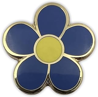 Forget Me Not Blue Flower Lapel Pin