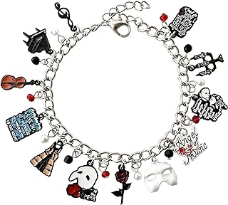 HYTAIBB Phantom Opera Bracelet Charm Broadway Horror Bracelet Gifts for Girl Woman Men