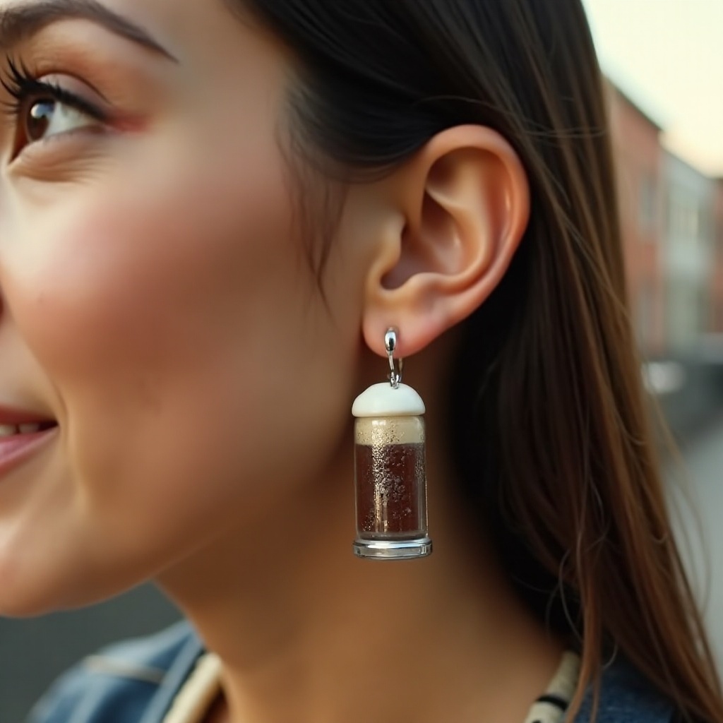 Pendientes de cerveza