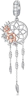 MBSUUH Dream Catcher/Pineapple/Panther/Monkey/House Charms for Bracelets 925 Sterling Silver Jewelry Gifts for Women Wife Mom