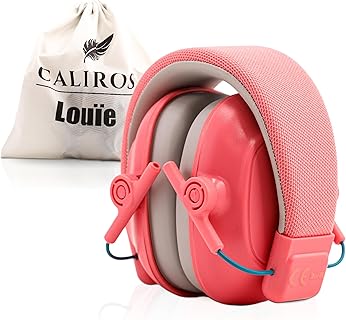 Casque anti-bruit enfant Louïe de Caliros pour TDAH et autisme, améliore la concentration en classe et à la maison, ajustable et pliable, jusquà 16 ans