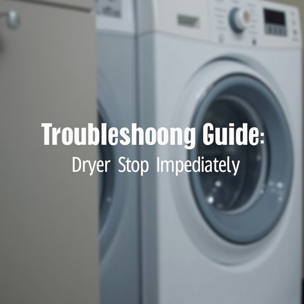 Dryer Stops Immediately: Troubleshooting & Fixes