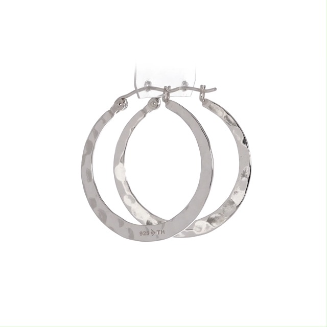 Silpada 'Full Circle' Sterling Silver Hoop Earrings