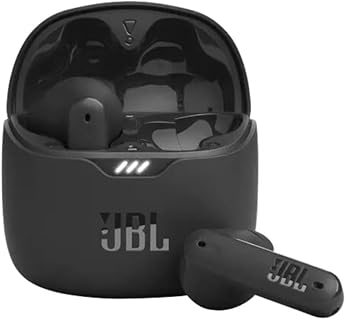 Écouteurs JBL Sport Tune Flex TWS Noir, pour amateurs de musique, avec réduction active du bruit, autonomie de 32 heures, résistants à leau IPX4, idéaux pour le sport