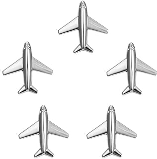 SaiDian Airplane Brooch Pin Plane Smile Small Aircraft Brooch Lapel Pins Collar Badge for Backpack Shirt Bag Accessories