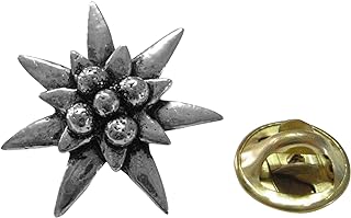 Kiola Designs Edelweiss Flower Lapel Pin