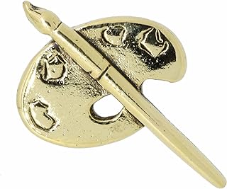 Artist Palette Gold Lapel Pin