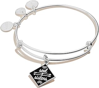 Soul Sisters Alex and Ani Color Infusion Charm Bracelet with Box Chain - Bangle Design