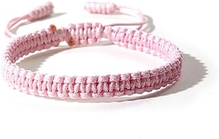 Pingyongchang Boho Surfer Bracelets Handmade Knitted String Rope Braided Adjustable Anklets Summer Friendship Yoga Kabbalah Protection Waterproof Beach Jewelry for Couple Women Men