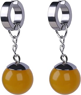 1 Pair of Anime Cartoon Vegetto Potara Ball Black Son Goku Zamasu Cos Earrings Ear Clip Cuff