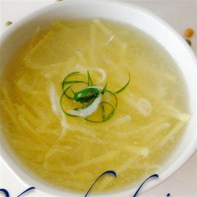 土豆丝汤的家常做法